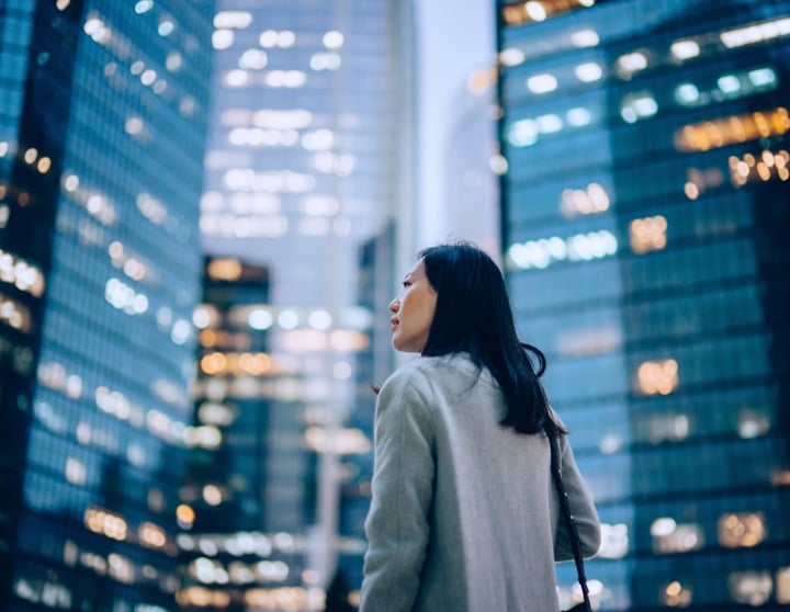 Women in a big city