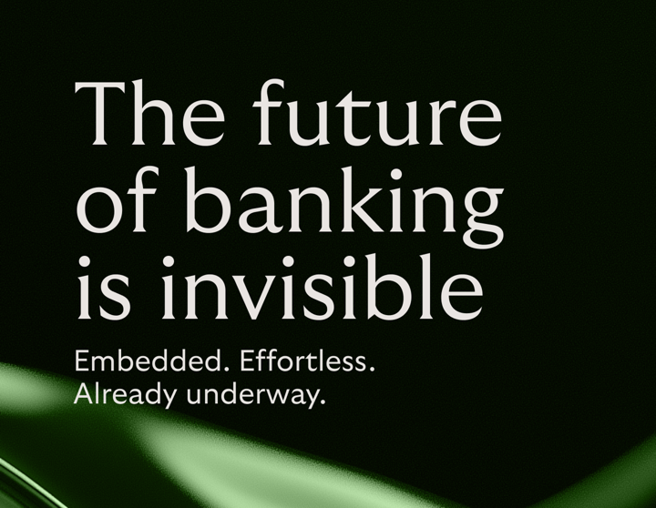 Infographic showing the future of banking is invisible