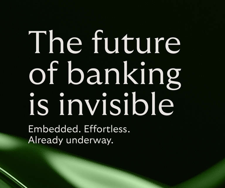 Infographic showing the future of banking is invisible