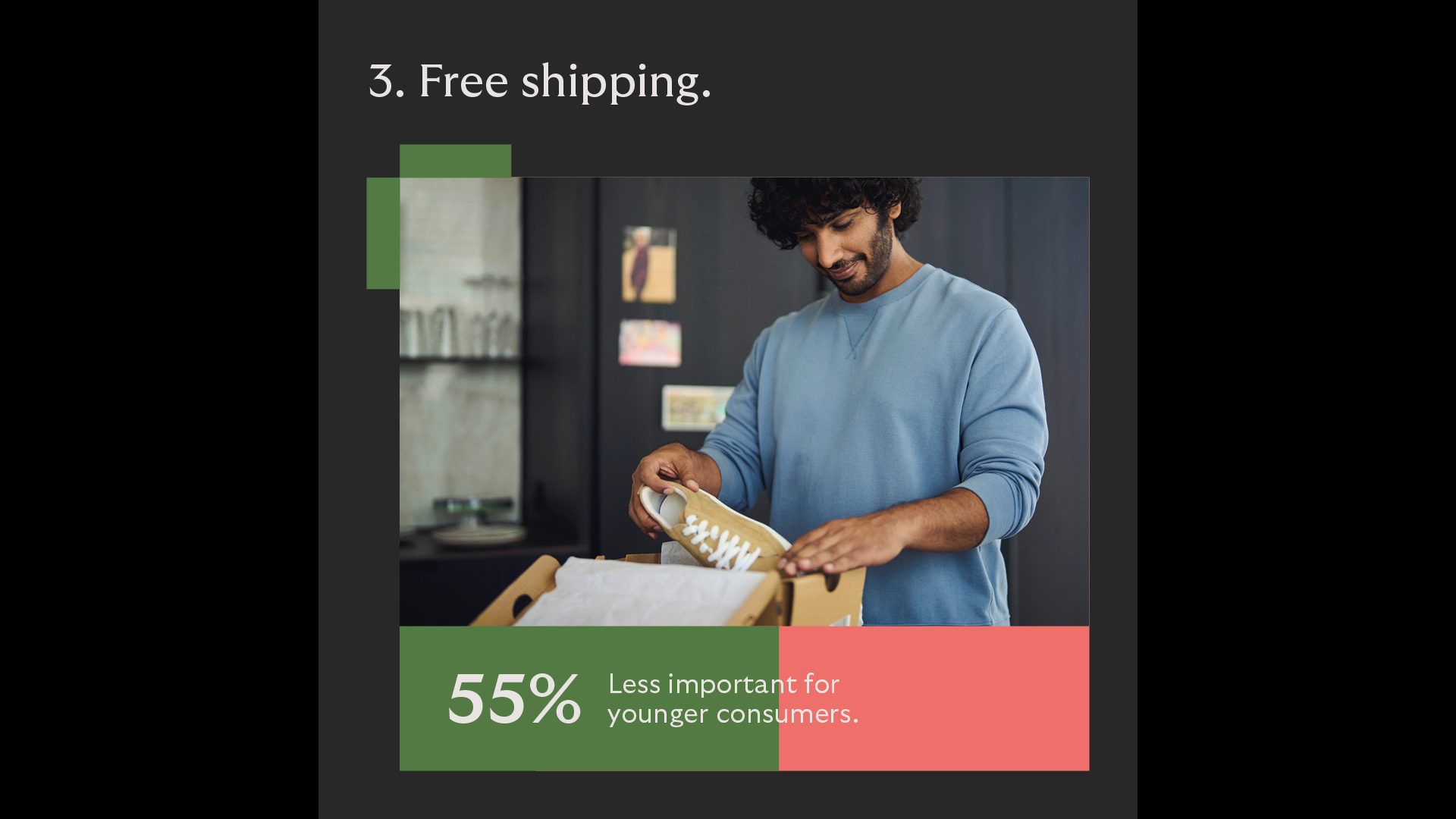 Demand free shipping