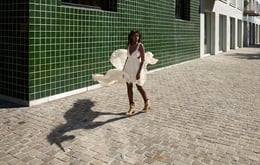 Woman with shadow