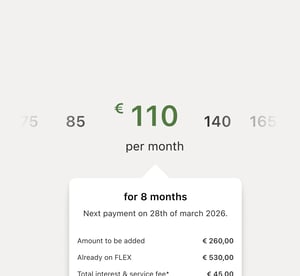 monthly payment
