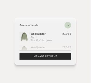 manage payment