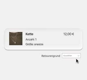 Order tracking and return