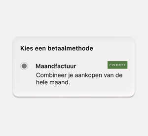 Choose payment method