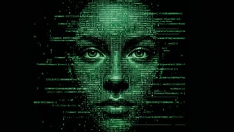 Digitized woman