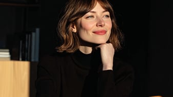 women is looking in the future