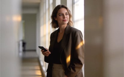 A woman