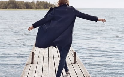 Menneske på brygge