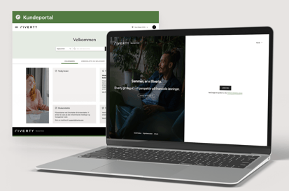 Person bruker et nettbrett som viser et resultatdashbord med diagrammer og KPI-er.