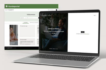 Person betjener en tablet, der viser et performance-dashboard med grafer og KPI’er.