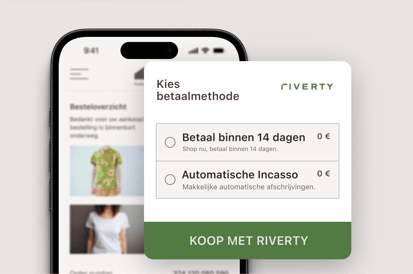 Afbeelding toont hoe de klantreis eruitziet op mobiel