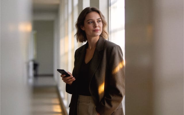 A woman