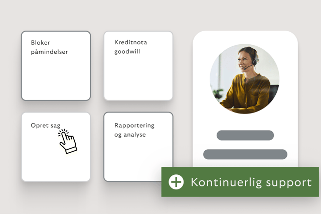 Med Riverty Accounting as a Service får du omfattende selvbetjeningsdokumentation samt eksperthjælp fra vores team.