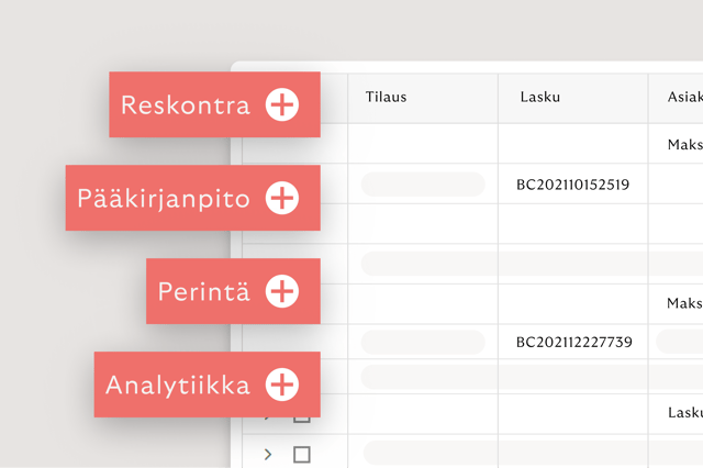 Rivertys Accounting as a Service is an all in one Solution - it offers handling of subledger, general ledger, debt collection and analytics.