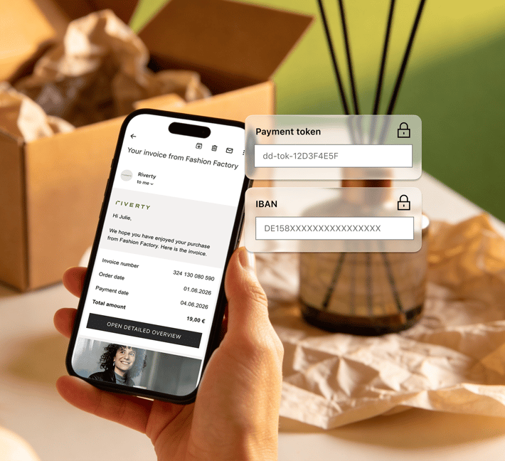 Phone displaying purchase payment reminder