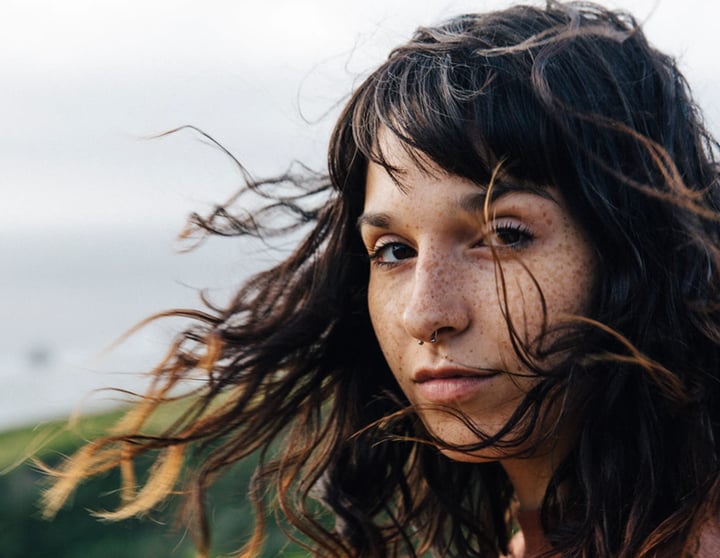 Frau Fokus auf human-centricity 