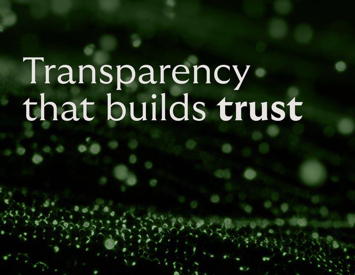 image with transparency build trust