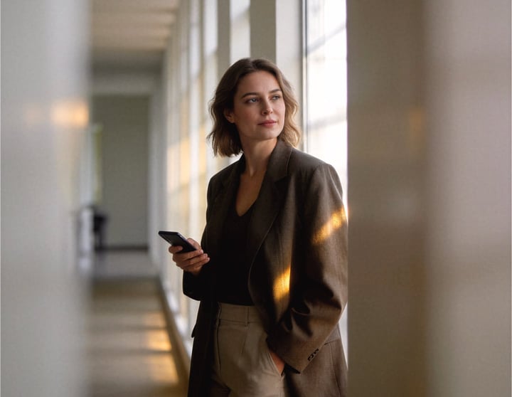 A woman