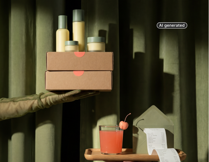 Beauty products being sold