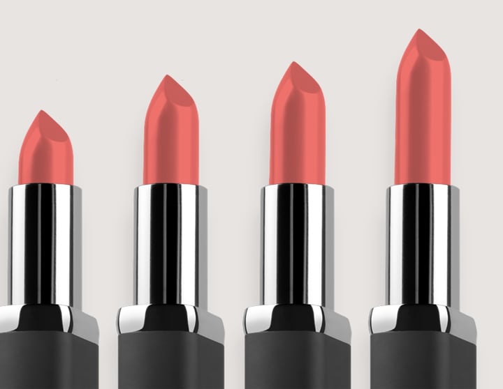Lippenstifte nebeneinander