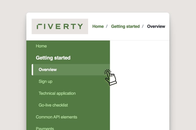 With Riverty Accounting as a Service, you get detailed and comprehensive documentation on how to get started.